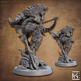 Skadi Ulfhedinn 3D-printed model